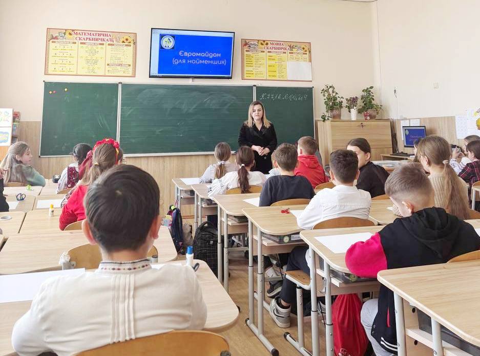 Розмова про Майдан з  учнями ТНВК «Школа-ліцей № 6 ім. Н. Яремчука»